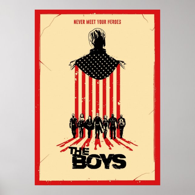 Treffen Sie niemals Ihre Helden Poster (Vorne)