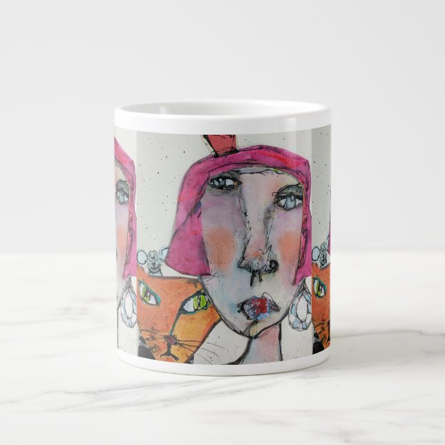 Treffen Sie Tom und Jerry Jumbo Tasse (Vorderseite)