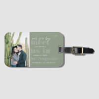 Treffen Sie uns in | Modernes Foto Save the Date