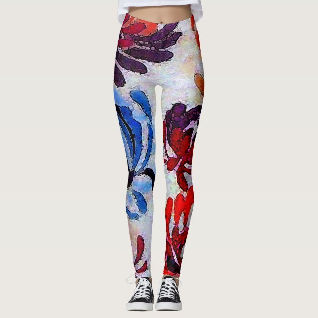 Treffen von Blume - Leggings Florals (Vorderseite)