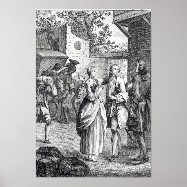 Treffen von Chevalier Des Greux und Manon Poster (Vorne)