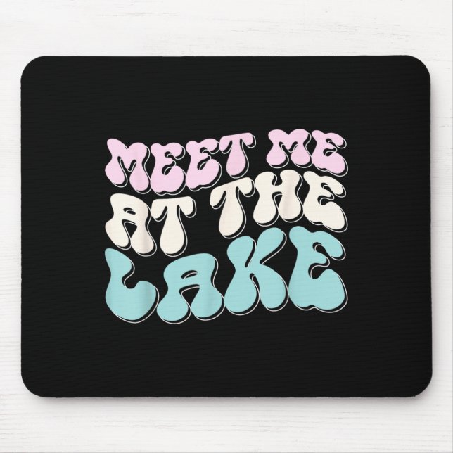Treffen wir uns am See Sommerferien Mousepad (Vorne)