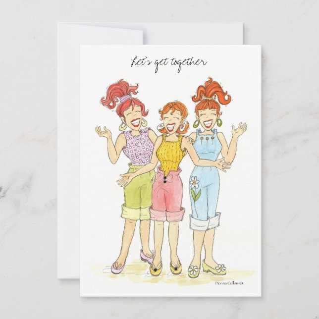 Treffen wir uns Bar-B-Q-Einladung Einladung (Vorderseite)