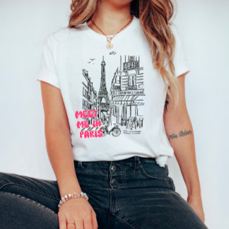 Treffen wir uns in Paris – Eiffelturm T-Shirt