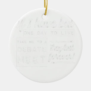 Treffen zur lustigen Debatte Keramik Ornament