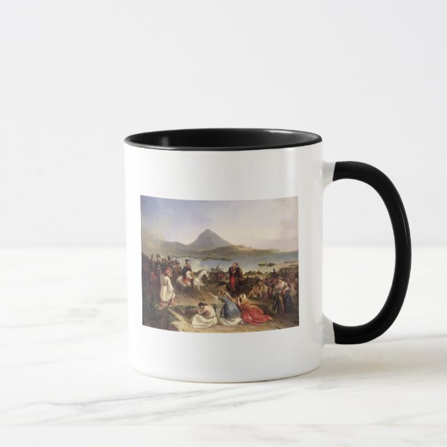 Treffen zwischen General Nicolas Joseph Maison Tasse (Rechts)