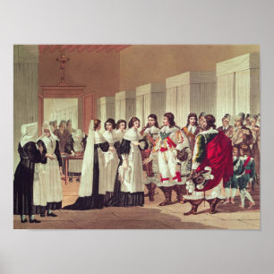 Treffen zwischen Louis XIII Poster