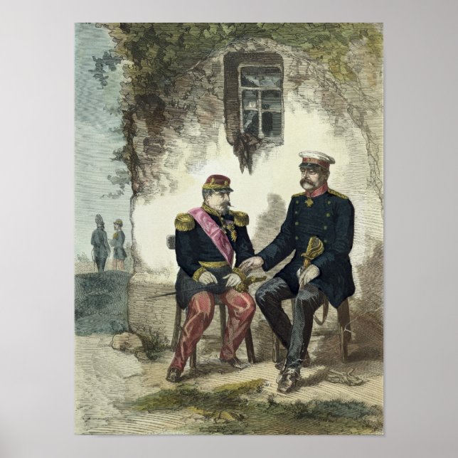 Treffen zwischen Otto von Bismarck und Napoleon Poster (Vorne)