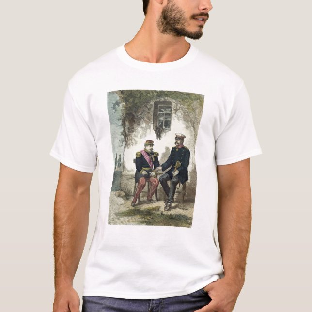 Treffen zwischen Otto von Bismarck und Napoleon T-Shirt (Vorderseite)