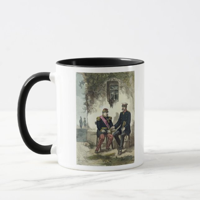 Treffen zwischen Otto von Bismarck und Napoleon Tasse (Links)