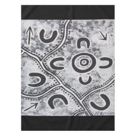 Treffpunkt Grey Tablecloth Tischdecke