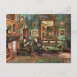 Treffry Dunn Rossetti & Dunton bei 16 Cheyne Walk Postkarte