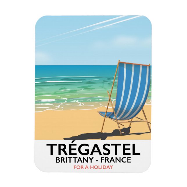 Trégastel, Bretagne, Frankreich Magnet (Vertikal)