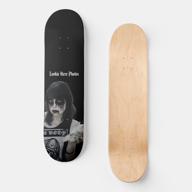 Treib es nicht zu weit mit Jess Skateboard (Vorderseite)