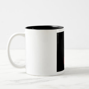 Treibe Das Feuer Kraftsportstudio-Motivationskaffe Zweifarbige Tasse