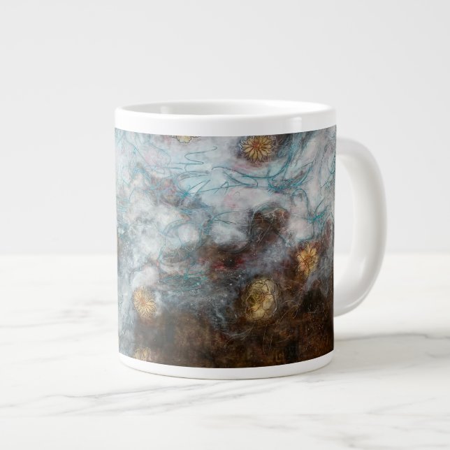 Treiben im Äther Jumbo-Tasse (Vorderseite Rechts)