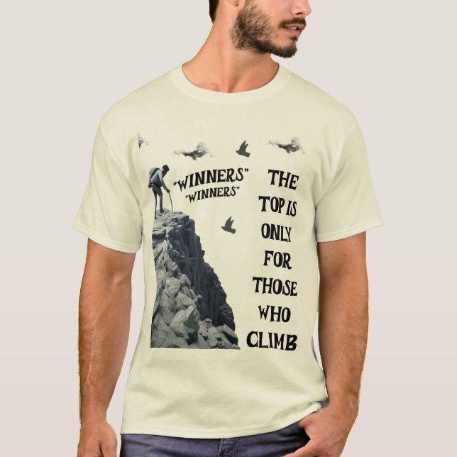 treiben Sie sich selbst weiter T-Shirt (Vorderseite)