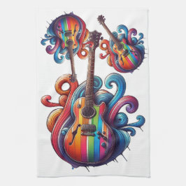 Treibender Sound Wood Wall Art Geschirrtuch