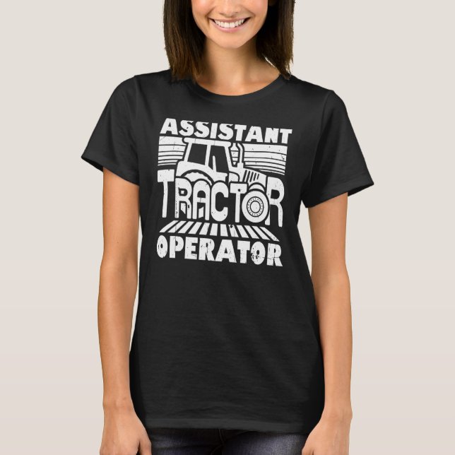 Treiber-Bauer des Assistenten T-Shirt (Vorderseite)