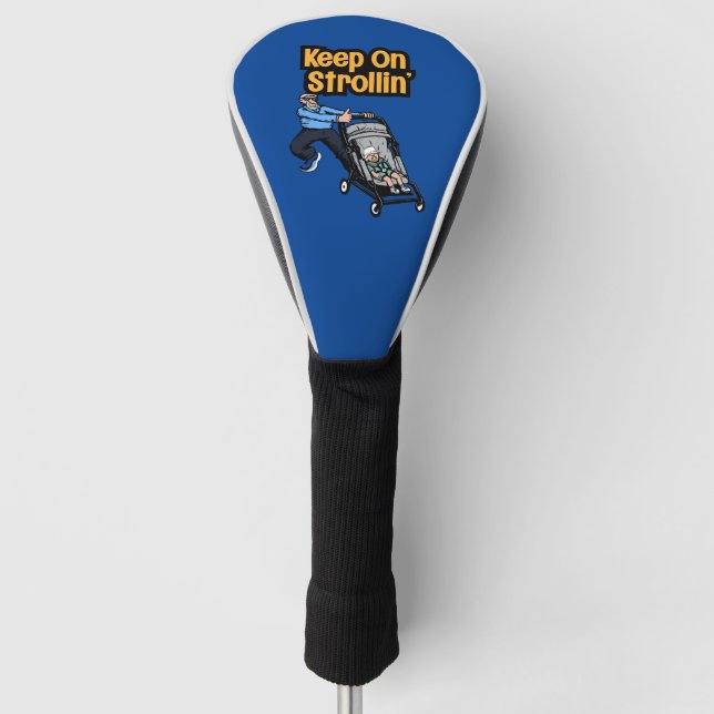 Treiberabdeckung für den Coolen Opa Golf Headcover (Vorderseite)