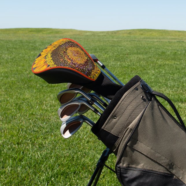 Treiberabdeckung für Sonnenblumen Golf Headcover (In SItu)