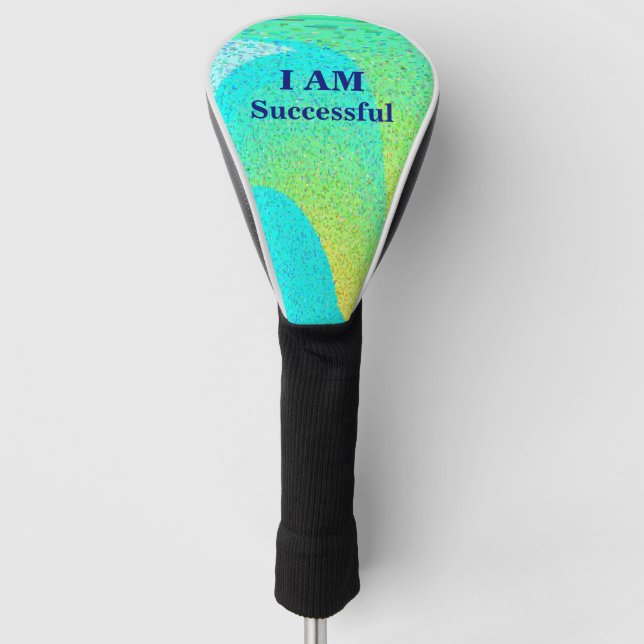 Treiberabdeckung "I AM" Golf Headcover (Vorderseite)