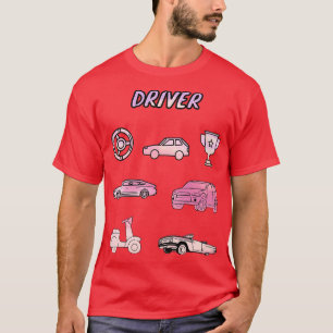 Treiberaufkleber Pack 7 T-Shirt