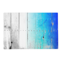 Treibholz-Blau malte Holz verwittertes See