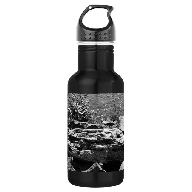 Treibholz Edelstahlflasche (Vorderseite)