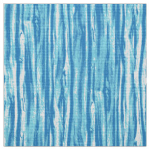 Treibholz-Muster - ozeanblau und weiß Stoff