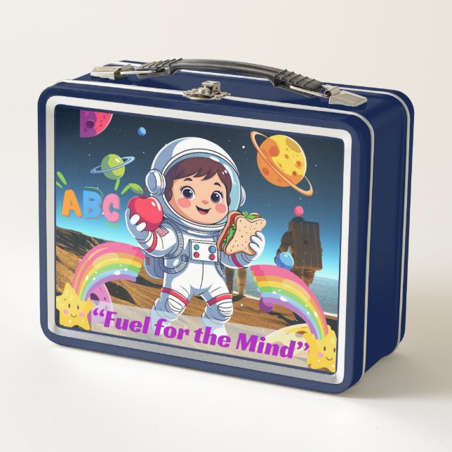 Treibstoff für das Design des inspirierenden Angeb Metall Brotdose (Vorderseite)