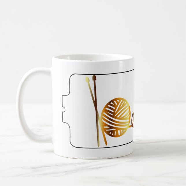 Treibstoffgold Kaffeetasse (Links)