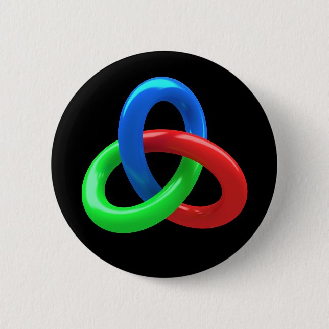 Treilknoten Button (Vorderseite)