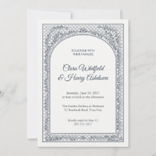 Treillage Gloriette Hochzeitseinladung Einladung