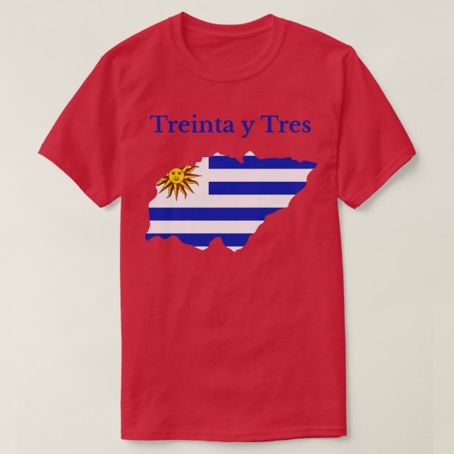 Treinta y Tres Department Uruguay T-Shirt (Design vorne)