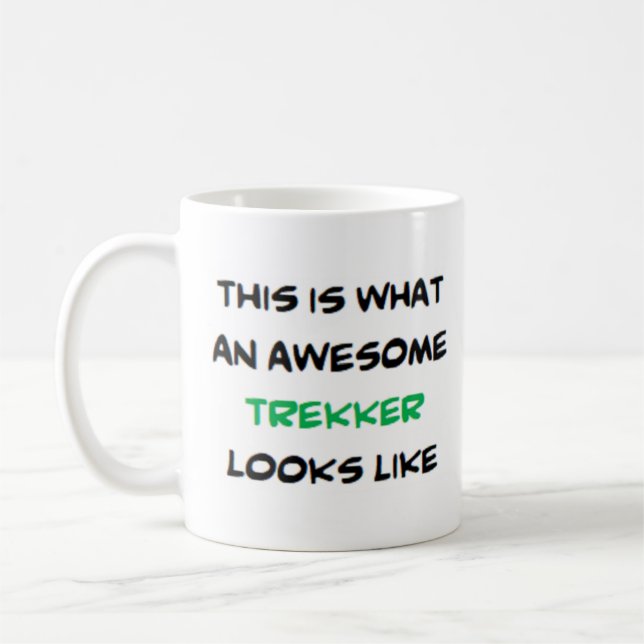 Trekker, phantastisch kaffeetasse (Links)