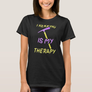 Trekking ist meine Therapie Wanderwanderung Wander T-Shirt