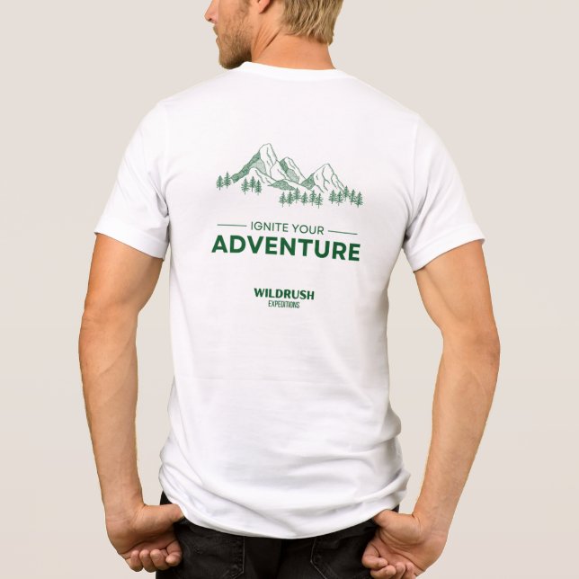 Trekking Tri-Blend Shirt (Rückseite)