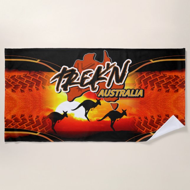 Trek'n Australia Handtuch (Vorderseite)