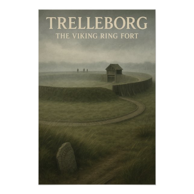 TRELLEBORG — DER VIKINGER RINGWALL POSTER (Vorderseite)