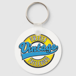 Trelleborg Schweden Vintages Logo Schlüsselanhänger