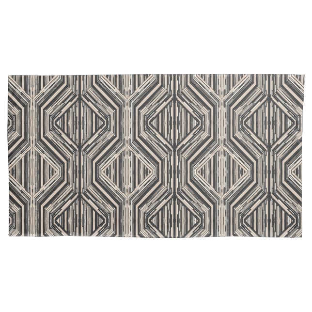 Trellis Moderne Strickplätze und Diamanten Kissenbezug (Vorderseite-Links)