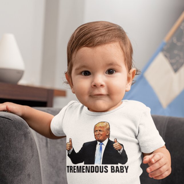 TREMENDOUS BABY TRUMP T - SHIRT JERSEY BODYSUIT (Von Creator hochgeladen)