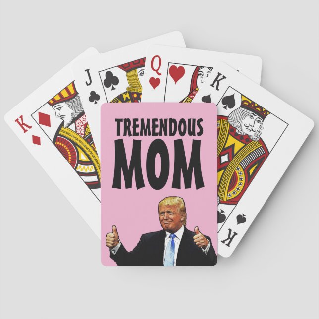 TREMENDOUS MAMA TRUMP SPIELKARTEN (Rückseite)
