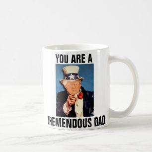 TREMENDOUS VATER Donald Trump Kaffeezubereitung Ta Kaffeetasse