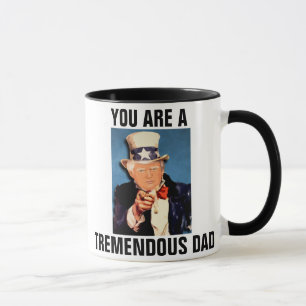 TREMENDOUS VATER Donald Trump Kaffeezubereitung Ta Tasse