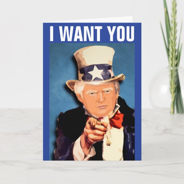 TREMENDOUS VATER DONALD TRUMP VATER'S DAY CARD KARTE (Vorderseite)