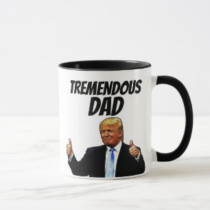 TREMENDOUS VATER KAFFEE TASSE, FUNNY DONALD TRUMP  TASSE