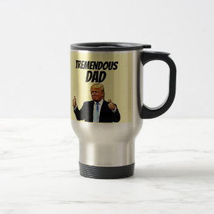 TREMENDOUS VATER TRUMP REISECOFFEE MUG REISEBECHER