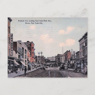 Tremont Ave., Bronx, New York, Vintage Postkarte